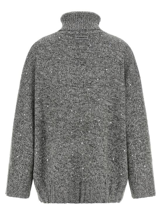 26FW 핑코 터틀넥 107337A3GDZK4 Gray - PINKO