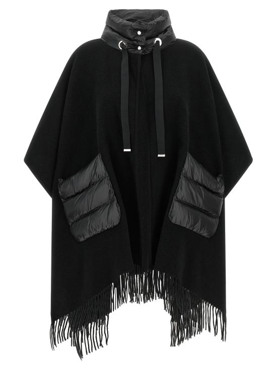26FW 에르노 퀼티드 포켓 판초 GC00066DR333959300 Black