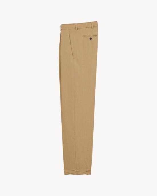 26SS 생로랑 스트레이트 팬츠 854426Y1N15 2611 BEIGE FONCE - SAINT LAURENT