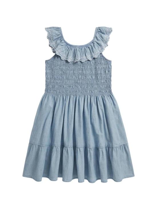 26SS [키즈] 랄프 로렌 원피스 313A11755001 400 BLUE - RALPH LAUREN