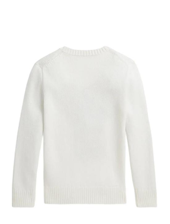 26SS [키즈] 랄프 로렌 니트/스웻셔츠 323A12203001 100 WHITE - RALPH LAUREN