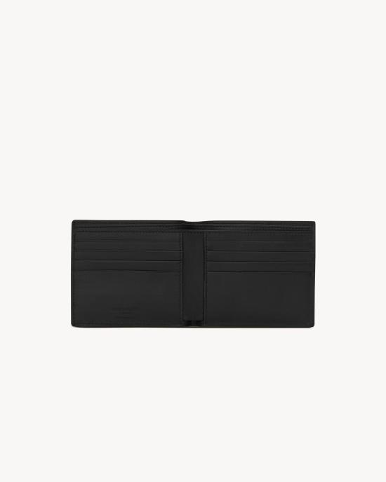 26SS 생로랑 로고 이스트/웨스트 반지갑 3963070U90N 1000 NERO - SAINT LAURENT