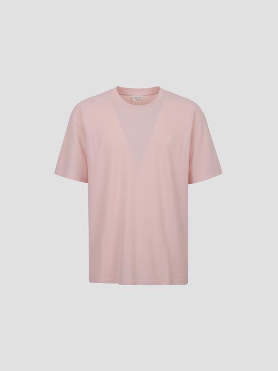 26SS 생로랑 반팔 티셔츠 832941Y37HC 5631 ROSE NATUREL