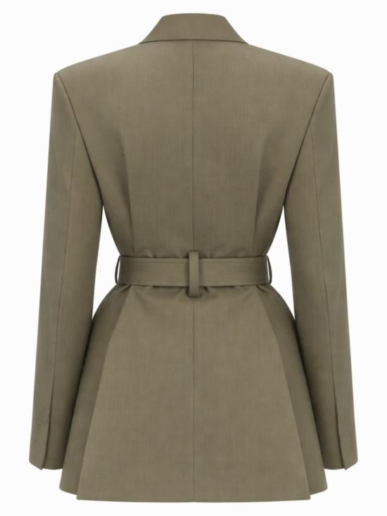 26SS 빅토리아 베컴 수트 자켓 1126WJK006909A SAGEMELANGE Green - VICTORIA BECKHAM