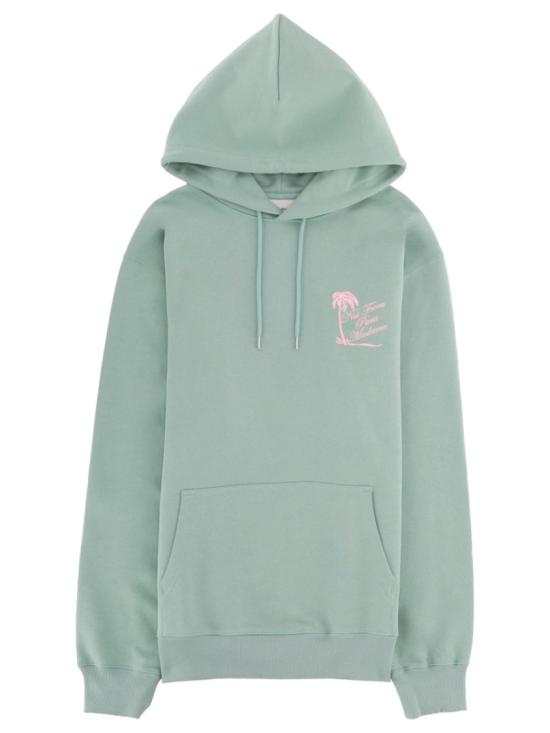 26SS 드롤드무슈 후드 티셔츠 HO204 CO127WATERGREEN