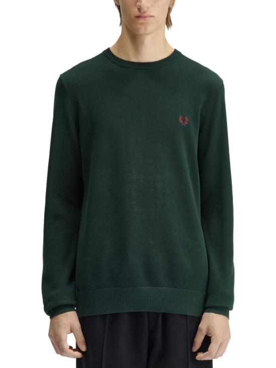 26SS 프레드페리 긴팔 티셔츠 FP K1309 57 30A Green - FRED PERRY