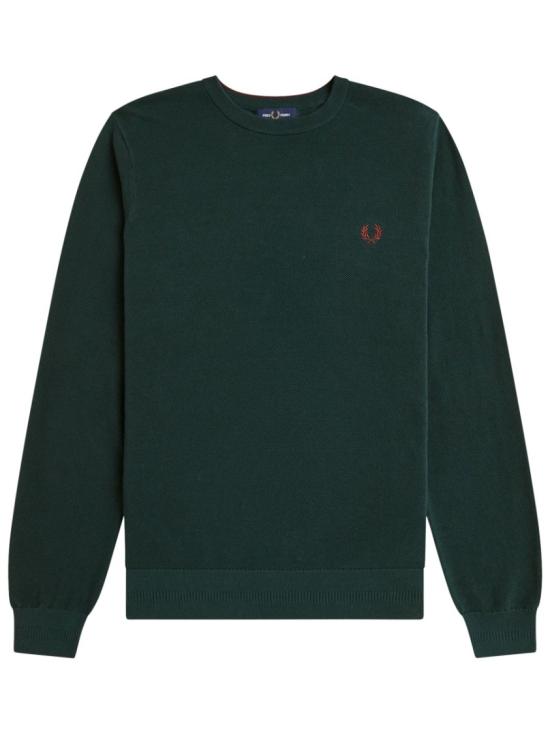 26SS 프레드페리 긴팔 티셔츠 FP K1309 57 30A Green
