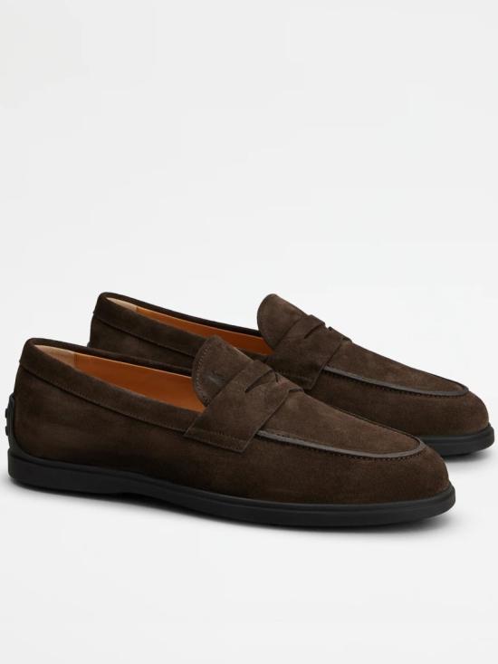  토즈 스웨이드 페니 로퍼 XXM78L0JM60 RE0 Brown - TODS