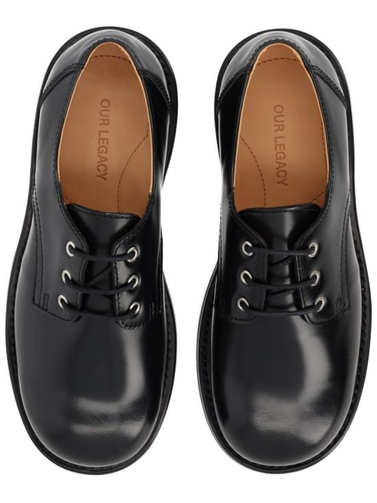 26SS 아워레가시 리셉션 슈즈 A2267RBL GLAZEDBLACKLEATHER - OUR LEGACY