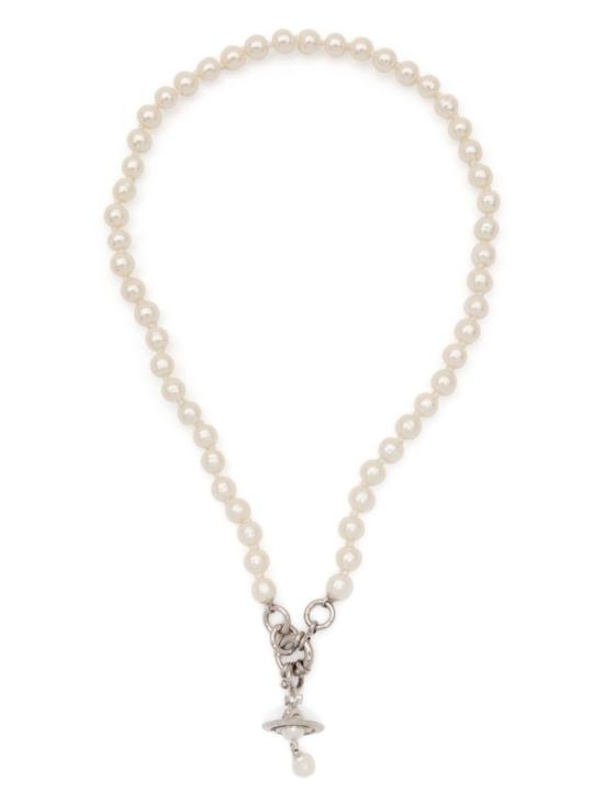 26SS 비비안웨스트우드 알렉사 펄 목걸이 알렉사 펄 목걸이 63010111 P226 White