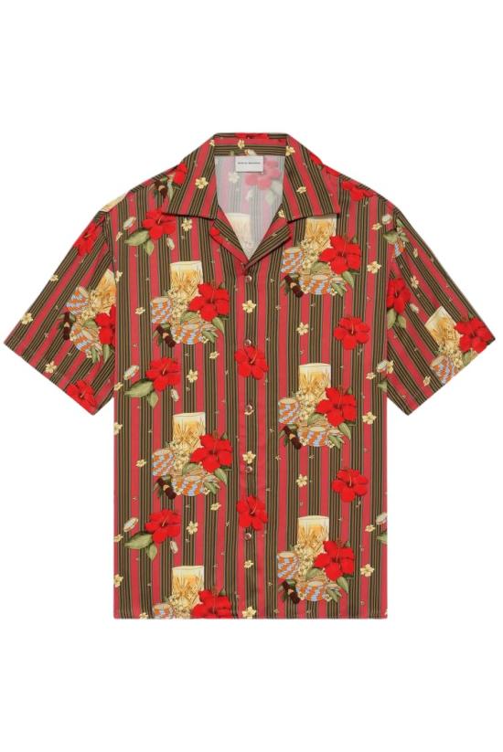 26SS 드롤드무슈 셔츠 KSH230VI031PK Multicolor