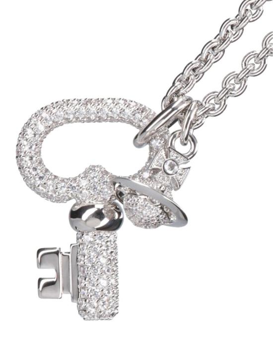 26SS 비비안웨스트우드 오비디아 팬던트 목걸이 오비디아 팬던트 목걸이 630203I0 P102 Silver - VIVIENNE WESTWOOD