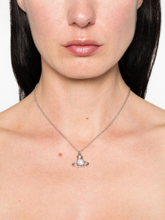 26SS 비비안웨스트우드 레이나 펜던트 골드 목걸이 레이나 펜던트 골드 목걸이 630203GL P102 Silver - VIVIENNE WESTWOOD
