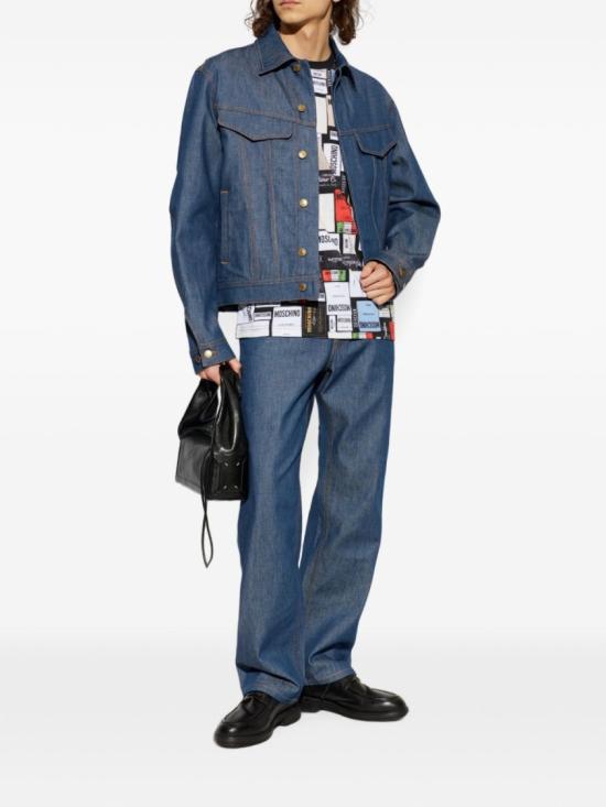 26FW 모스키노 반팔 티셔츠 A0729 5241 1888 Multicolor - MOSCHINO