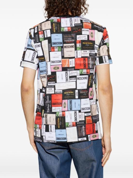 26FW 모스키노 반팔 티셔츠 A0729 5241 1888 Multicolor - MOSCHINO