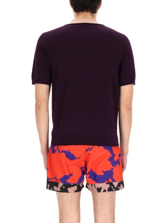 26SS 드리스 반 노튼 폴로 티셔츠 021210 3716402 Purple - DRIES VAN NOTEN