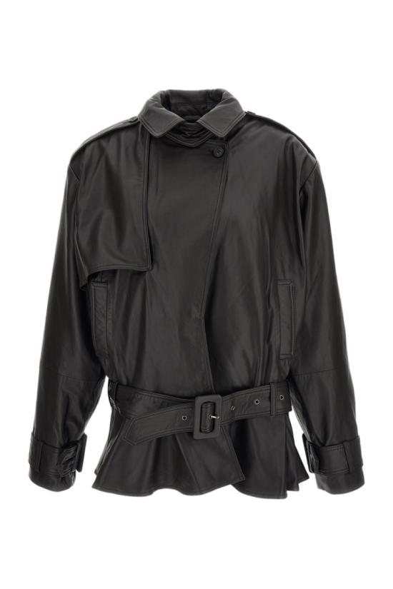 26FW 로테이트 가죽 자켓 11581716671667 Brown