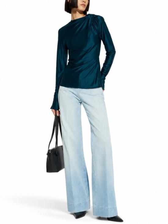 26SS 빅토리아 베컴 긴팔 티셔츠 1126WSH006991A DARKTEAL Blue - VICTORIA BECKHAM