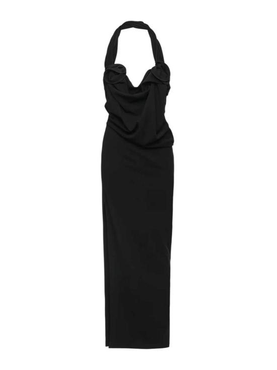 26FW 마그다뷰트림 롱 원피스 154726 BLACK
