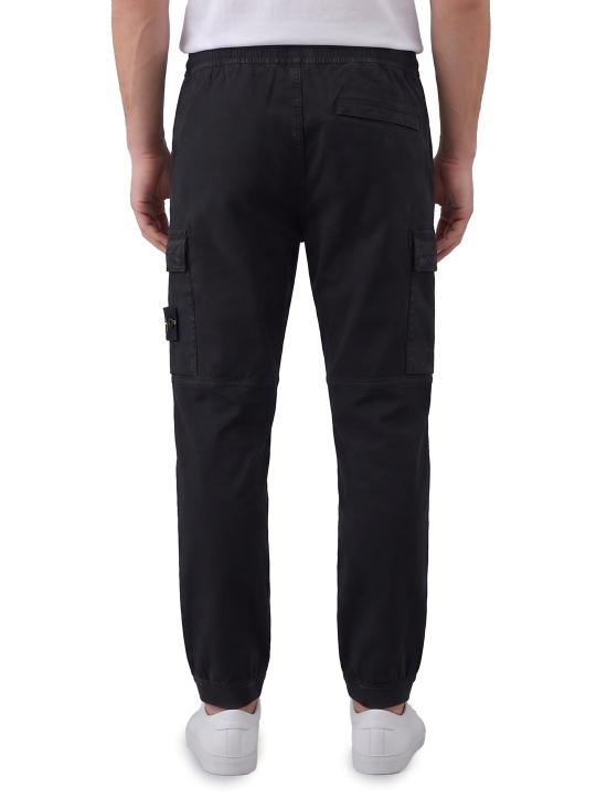 26FW 스톤 아일랜드 와펜 패치 테이퍼드 팬츠 L2S153100033 BLACK - STONE ISLAND