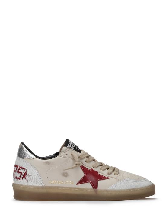 26FW 골든구스 스니커즈 GMF00117F008742 15987 BUTTER BEIGE WHITE RED SILVER