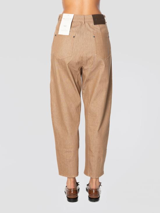 26FW 막스마라 수트 팬츠 Pantaloni 배럴 레그 데님 노체 - MAX MARA