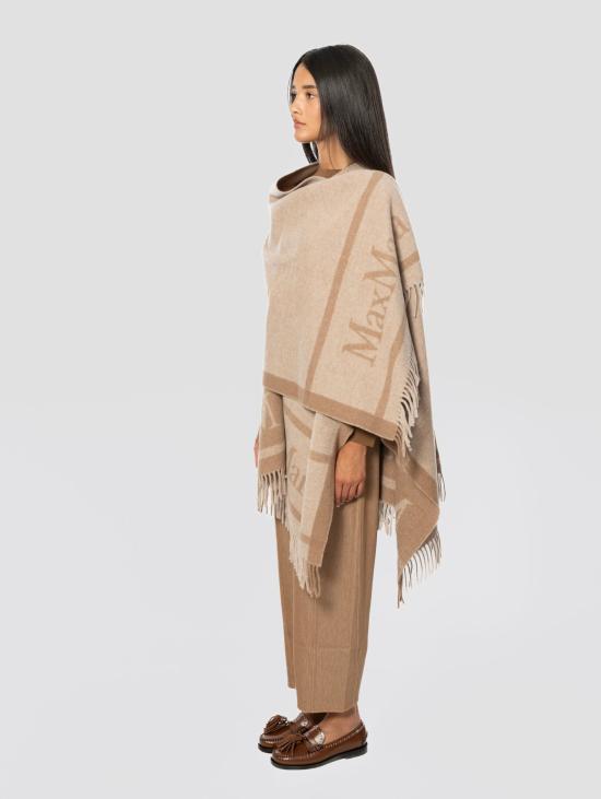 26FW 막스마라 케이프 Lana con Frange Hilde Cacha' 소재의 판초 - MAX MARA