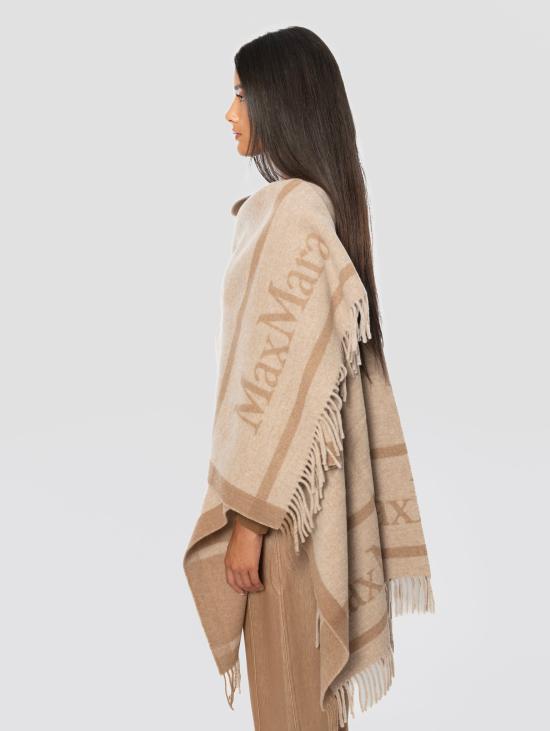 26FW 막스마라 케이프 Lana con Frange Hilde Cacha' 소재의 판초 - MAX MARA