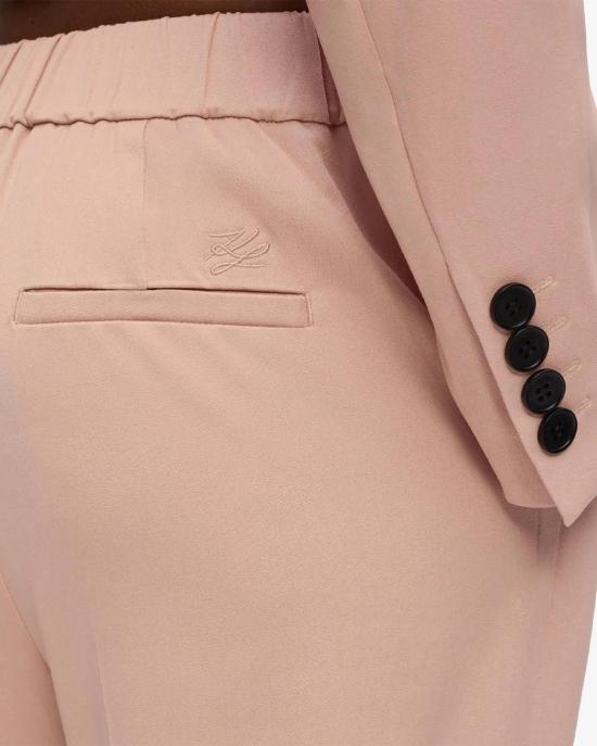 26FW 칼라거펠트 수트 팬츠 B3W10089 506 pink ROSA - KARL LAGERFELD