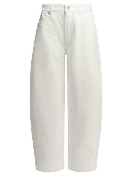 26FW 알라이아 데님 팬츠 로데오 진 화이트