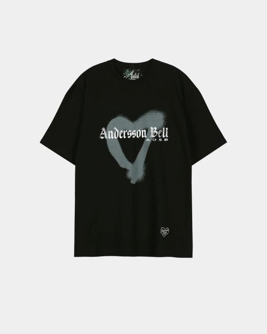 26SS 앤더슨벨 반팔 티셔츠 atb1417u BLACK DOM