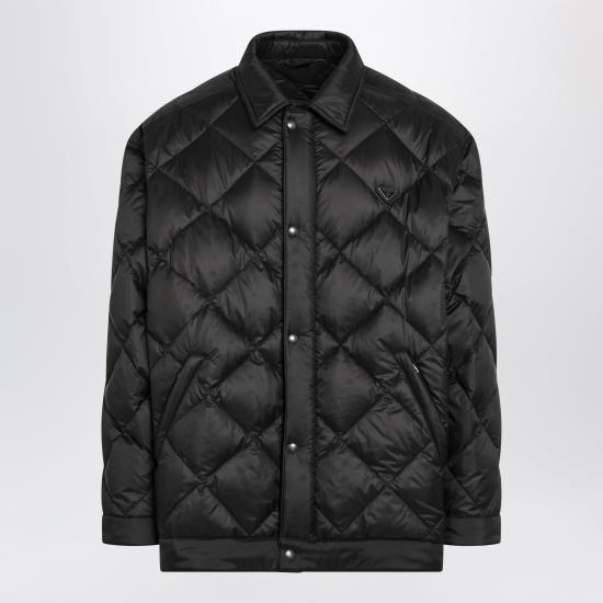 26FW 프라다 숏패딩 SGD258OOO17YX Black