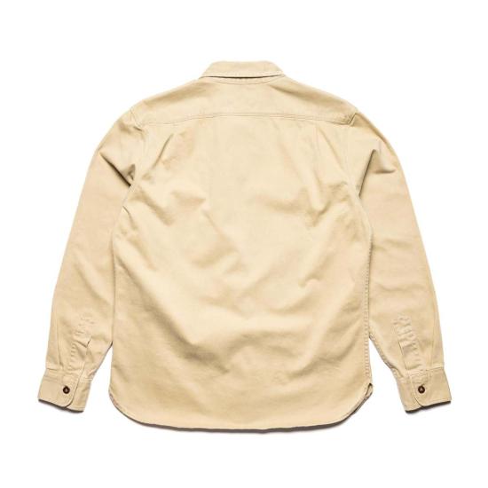  프리노트 클로스 자켓 프리노트 천 소재 유틸리티 셔츠 카키색 - FREENOTE CLOTH
