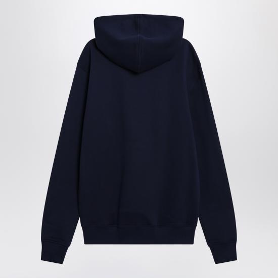 26FW 아미 후드 티셔츠 BFUSW235U730 Blue - AMI