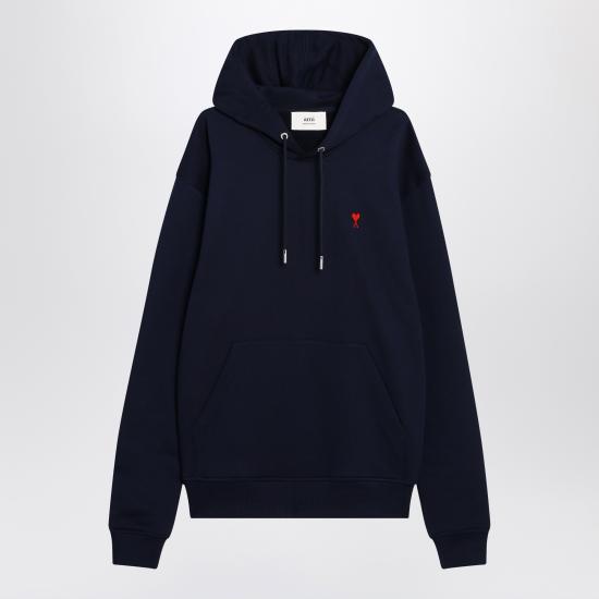 26FW 아미 후드 티셔츠 BFUSW235U730 Blue