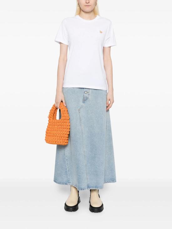 26FW 메종키츠네 베이비 폭스 레귤러 티셔츠 PW00115KJ7026WHITE - MAISON KITSUNE