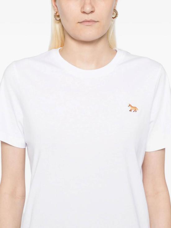 26FW 메종키츠네 베이비 폭스 레귤러 티셔츠 PW00115KJ7026WHITE - MAISON KITSUNE