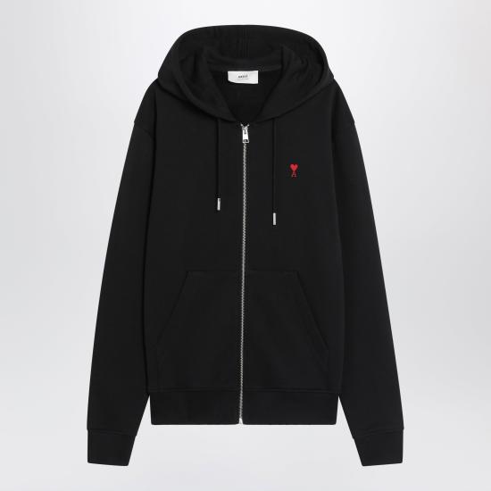 26FW 아미 후드 티셔츠 BFUSW435730 Black