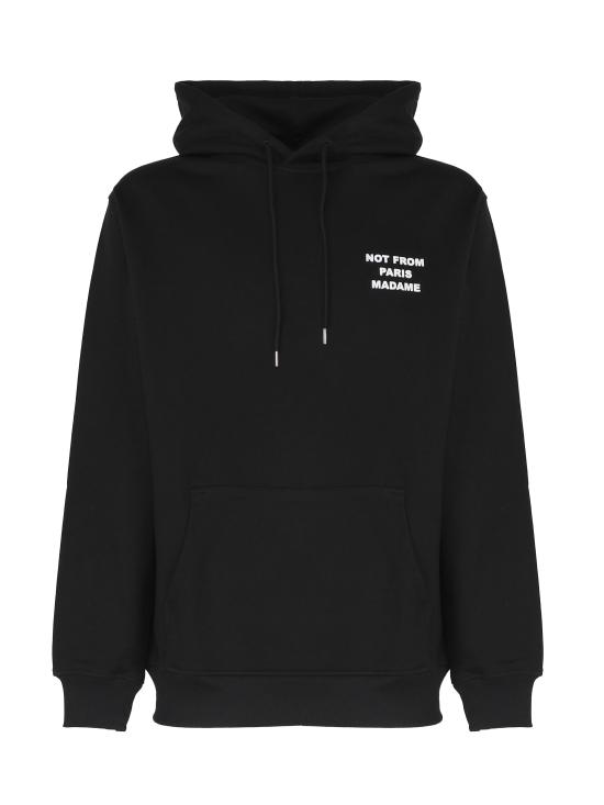 26FW 드롤드무슈 후드 티셔츠 PERMHO162CO127 BL BLACK - DROLE DE MONSIEUR
