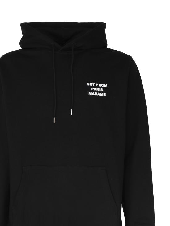 26FW 드롤드무슈 후드 티셔츠 PERMHO162CO127 BL BLACK - DROLE DE MONSIEUR