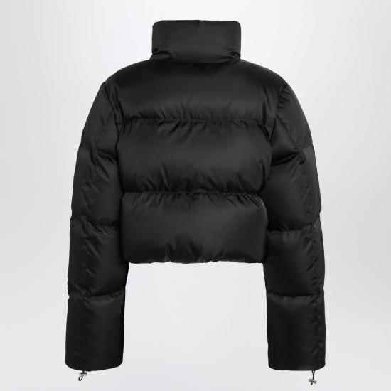 26FW 프라다 크롭 리나일론 다운 재킷 크롭 리나일론 다운 재킷 29D056OOO1WQ8 Black - PRADA