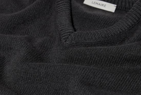 26FW 르메르 스웨터 브이넥 스웨터 - 캐시미어 PO0044 LK1062 그레이 - LEMAIRE