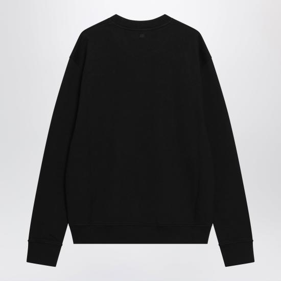 26FW 아미 스몰 하트 로고 스웨트셔츠 BFUSW035U730 Black - AMI