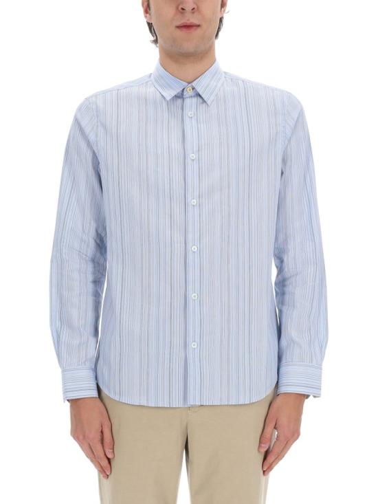 26SS 폴 스미스 긴팔 셔츠 M1R 006L V00811 40 Blue - PAUL SMITH