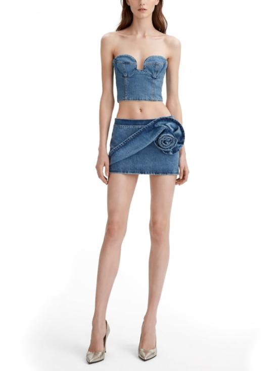 26SS 마그다뷰트림 데님 스커트 148426 DARKBLUE - MAGDA BUTRYM