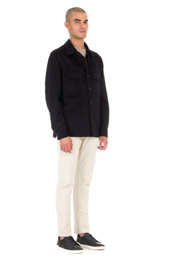  에르메네질도제냐 자켓 E8V46 SOT6923 Blue - ERMENEGILDO ZEGNA