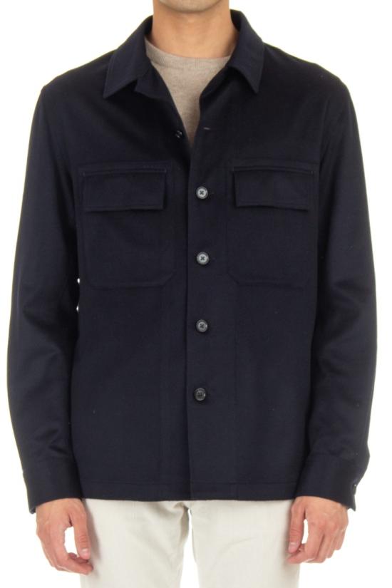  에르메네질도제냐 자켓 E8V46 SOT6923 Blue - ERMENEGILDO ZEGNA