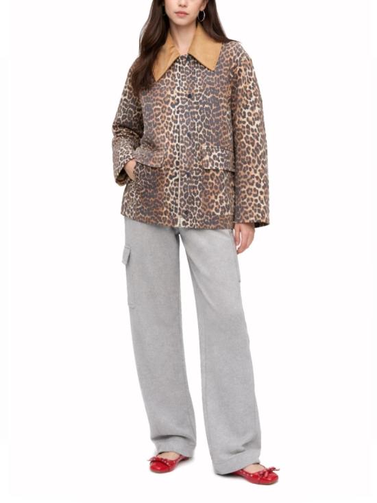 가니 캔버스 미디 자켓 W0391 859 Multicolor - GANNI