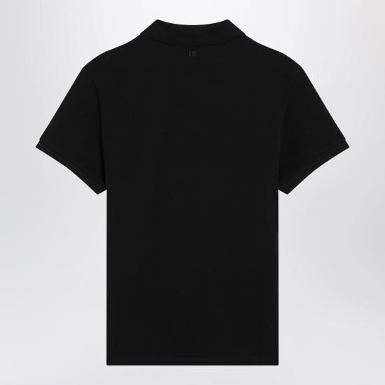 26FW 아미 스몰 하트 로고 폴로 셔츠 BFUPL001760 Black - AMI