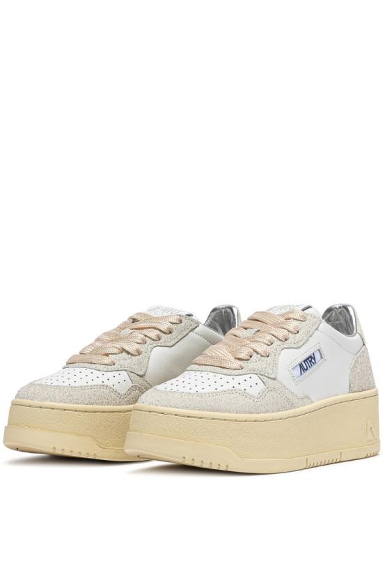 25FW 오트리 메달리스트 플랫폼 스니커즈 PTLW TA01WHT WHT White - AUTRY